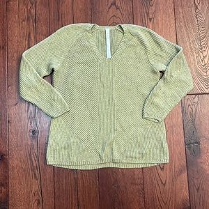 Green Lululemon what the heart wants sweater
